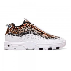 Leopard / Multicolor Women's DC Legacy OG Trainers | 04132-YTBE