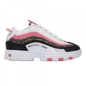 White / Multicolor Women's DC Legacy OG Trainers | 70245-XSLE